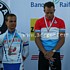Le podium des championnats nationaux 2008 contre-la-montre: Christian Poos, Kim Kirchen, Beno�t Joachim